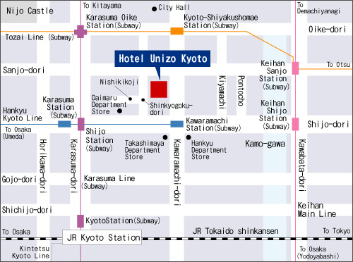 Unizo Kawaramachi Shijo Hotel Kyoto